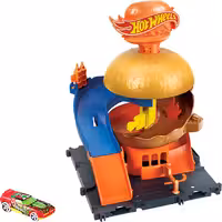 کیت بازی هیولایی هات ویلز مدل Burger Flash