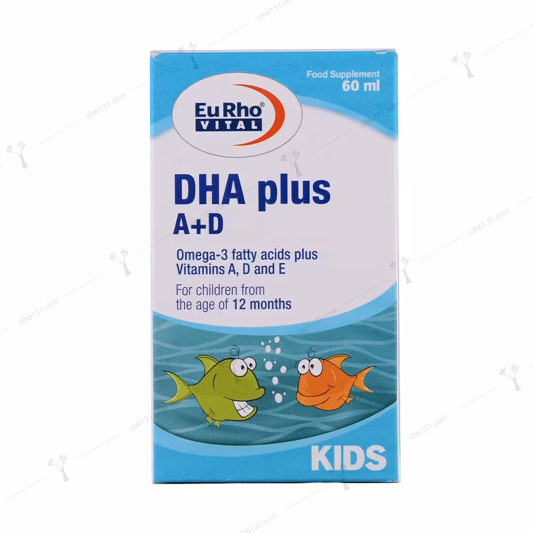 قطره دی اچ ای پلاس آ د یوروویتال 60 میلی لیتری