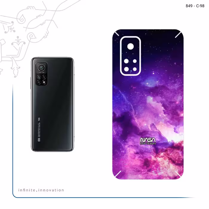 برچسب پوششی ماهوت مدل Universe b NASA 12 مناسب برای گوشی موبایل شیائومی Mi 10T 5G