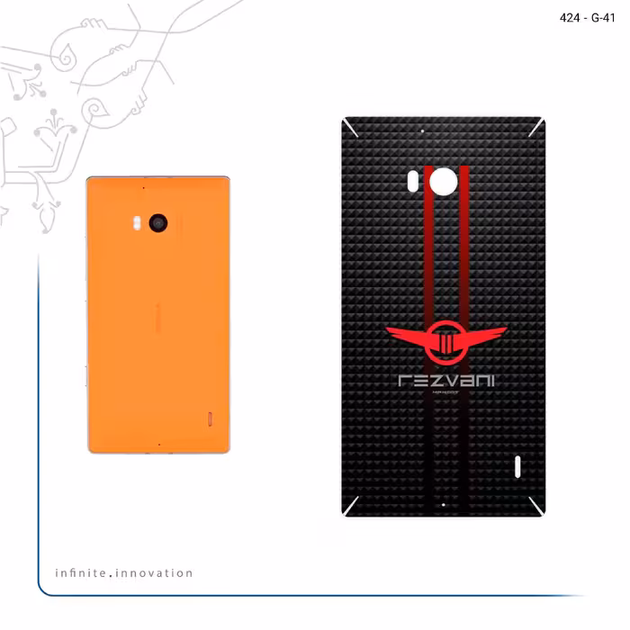 برچسب پوششی ماهوت مدل Rezvani Motors مناسب برای گوشی موبایل نوکیا Lumia 930