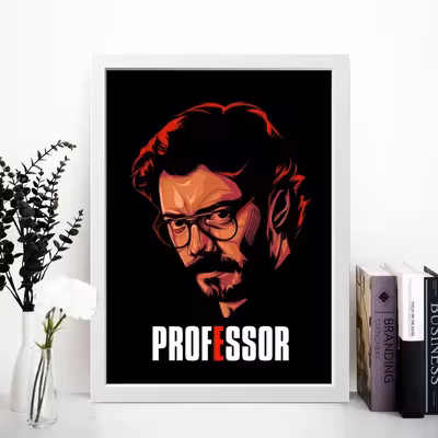 تابلو مدل Money heist کد m50114