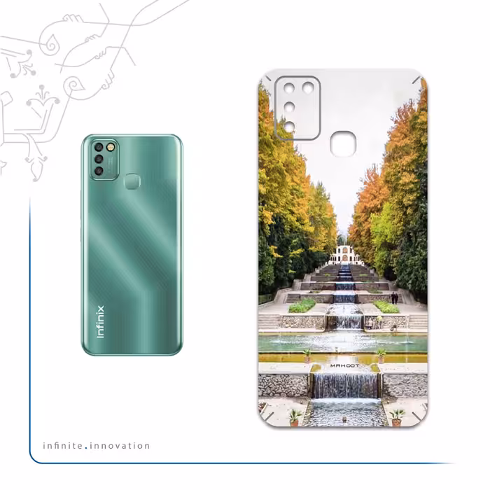 برچسب پوششی ماهوت مدل SHAHZADEH-Garden مناسب برای گوشی موبایل اینفینیکس Smart 6 X657B