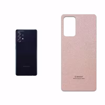 برچسب پوششی ماهوت مدل Rose-Gold-Leather مناسب برای گوشی موبایل سامسونگ Galaxy A72