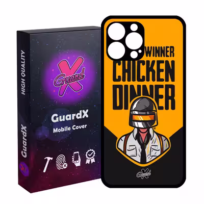 کاور گارد ایکس طرح Pubg مدل Glass10182 مناسب برای گوشی موبایل اپل iPhone 13 Pro Max