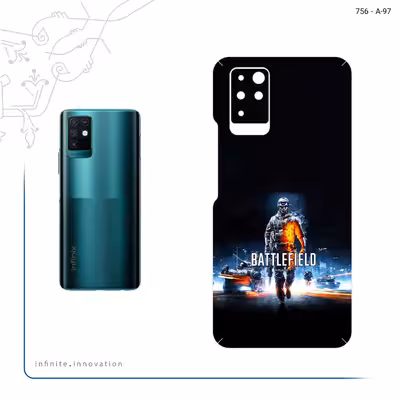 برچسب پوششی ماهوت مدل Battlefield Game Series مناسب برای گوشی موبایل اینفینیکس Note 10