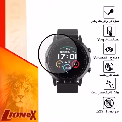 محافظ صفحه نمایش نانو لایونکس مدل PMLI مناسب برای ساعت هوشمند هایلو LS05s