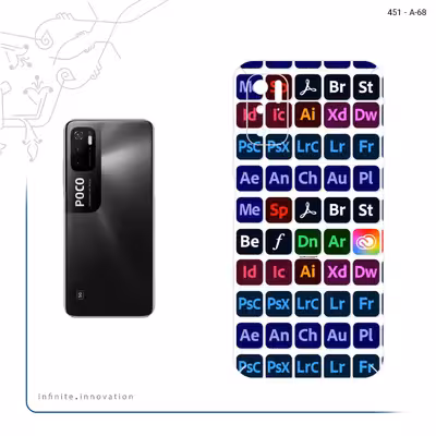 برچسب پوششی ماهوت مدل Adobe مناسب برای گوشی موبایل شیائومی Poco M3 Pro 5G