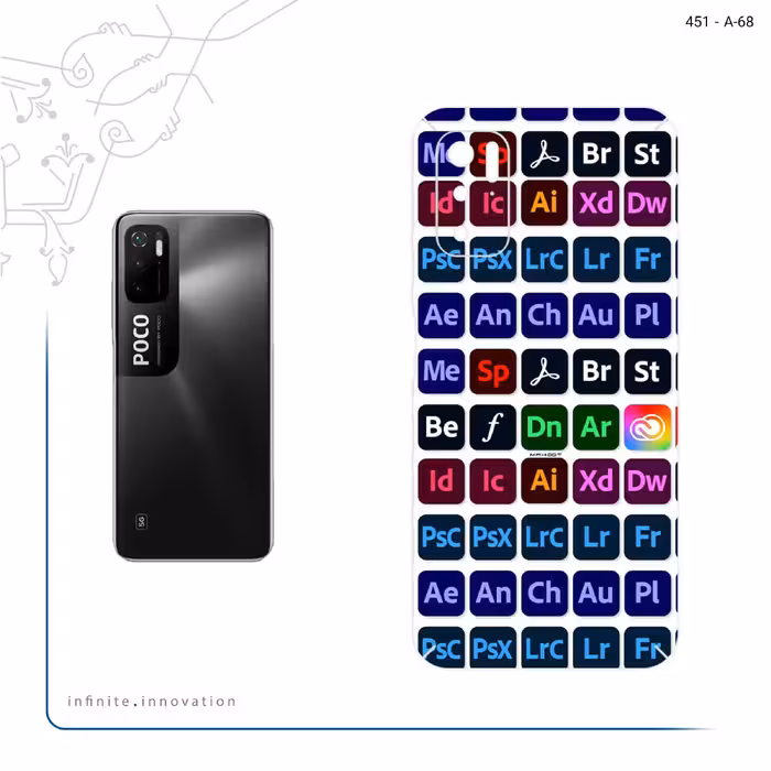 برچسب پوششی ماهوت مدل Adobe مناسب برای گوشی موبایل شیائومی Poco M3 Pro 5G