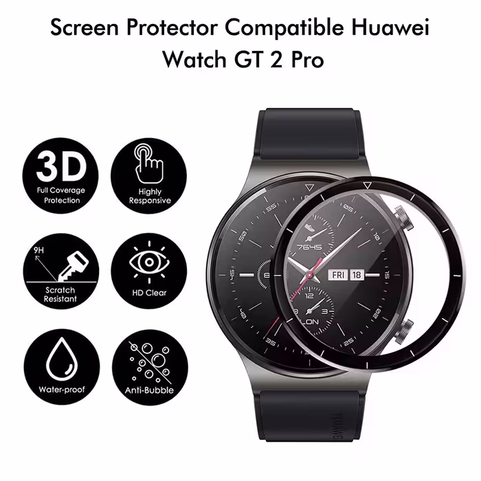 محافظ صفحه نمایش لاین مدل RT007 مناسب برای ساعت هوشمند هوآوی GT2 Pro بسته دو عددی