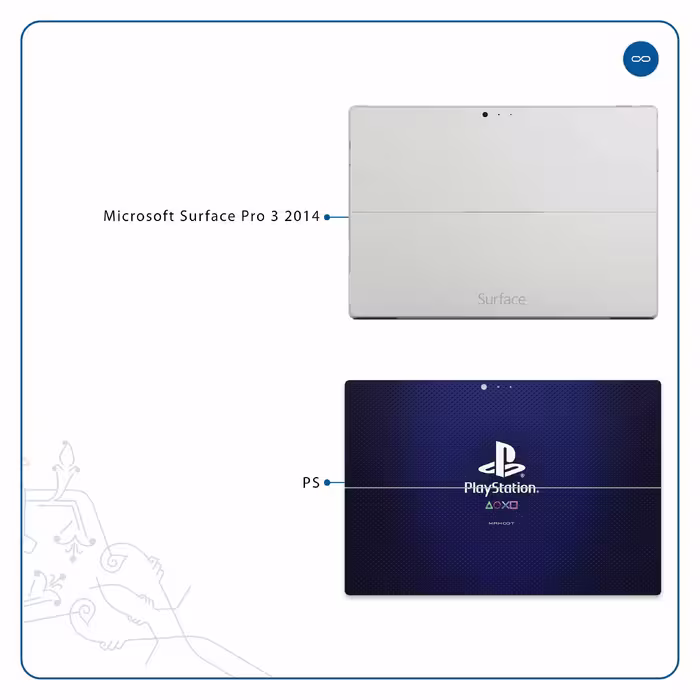 برچسب پوششی ماهوت مدل PS مناسب برای تبلت مایکروسافت Surface Pro 3 2014