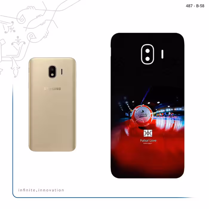 برچسب پوششی ماهوت مدل Futsal مناسب برای گوشی موبایل سامسونگ Galaxy J4