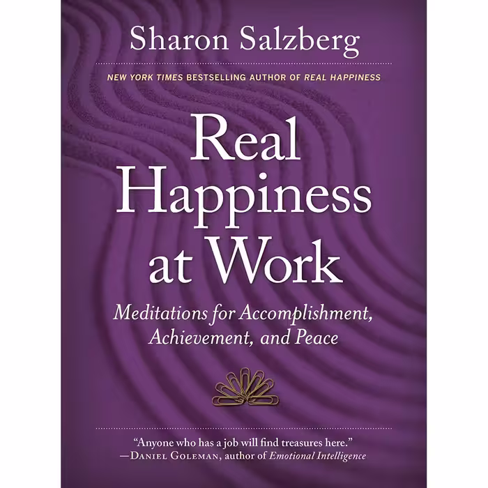 کتاب Real Happiness at Work اثر Sharon Salzberg انتشارات Workman Publishing Company