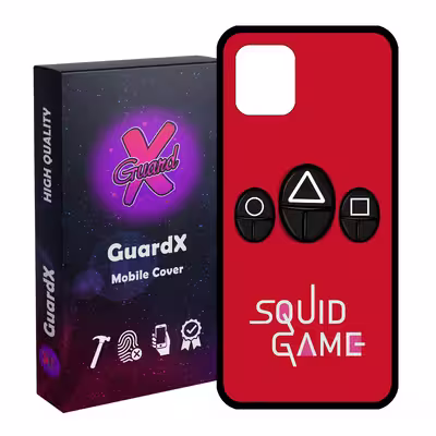 کاور گارد ایکس طرح Squid Game مدل Glass10401 مناسب برای گوشی موبایل سامسونگ Galaxy Note 10 Lite / A81