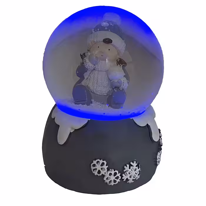 گوی مدل چراغدار طرح کودک زمستانی کد 01