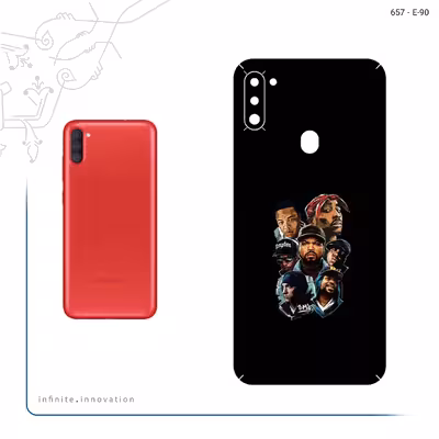 برچسب پوششی ماهوت مدل Great Rappers Digital Art مناسب برای گوشی موبایل سامسونگ Galaxy A11