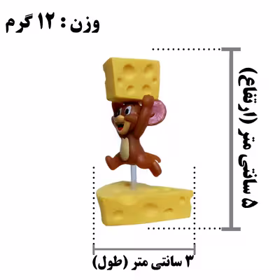 فیگور مدل تام و جری کد CHZ-4 مجموعه 4 عددی