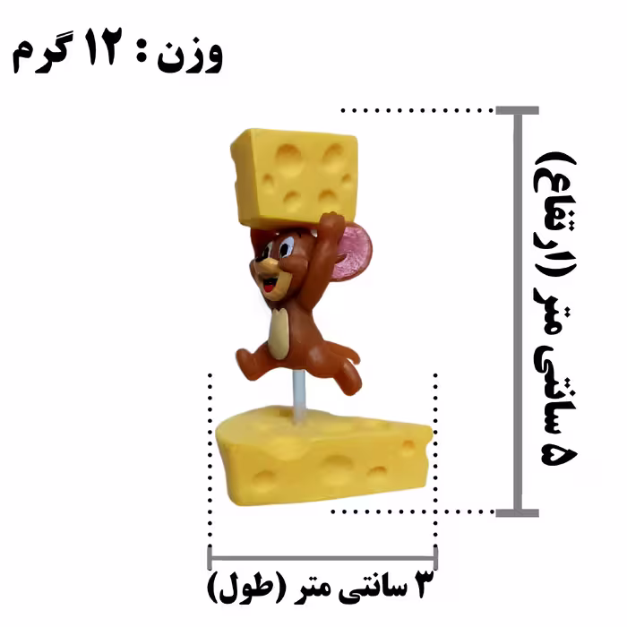 فیگور مدل تام و جری کد CHZ-4 مجموعه 4 عددی