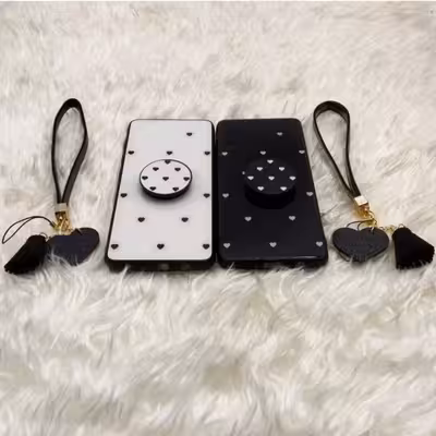 کاور مدل قلب کد 03 مناسب برای گوشی موبایل شیائومی Poco X4 Pro 5G به همراه بند و پایه نگهدارنده