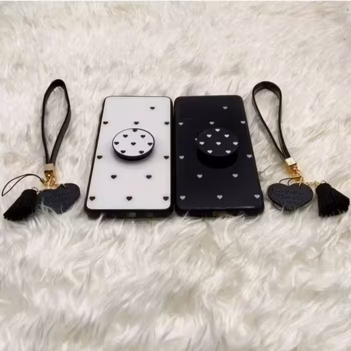 کاور مدل قلب کد 03 مناسب برای گوشی موبایل شیائومی Poco X4 Pro 5G به همراه بند و پایه نگهدارنده