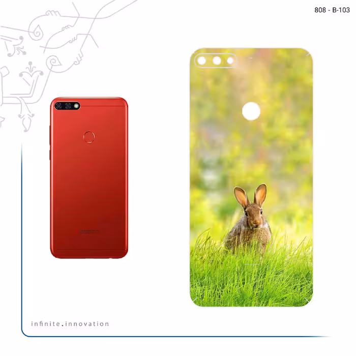 برچسب پوششی ماهوت مدل Rabbit مناسب برای گوشی موبایل آنر 7C