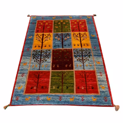 گبه دستباف ذرع و نیم سی پرشیا کد 122229