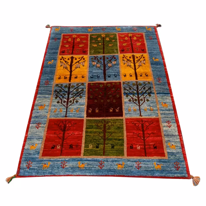 گبه دستباف ذرع و نیم سی پرشیا کد 122229