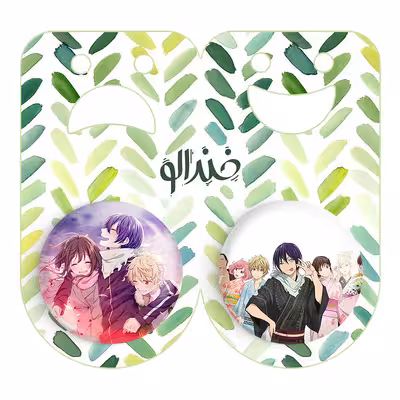 پیکسل خندالو مدل یاتو و هیوری و یوکینه انیمه نوراگامی کد 1269012695 مجموعه 2 عددی