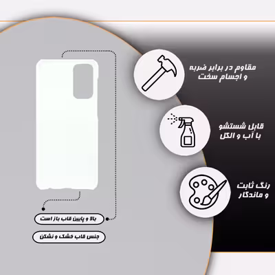 کاور گارد قاب مدل ساده مناسب برای گوشی موبایل سامسونگ Galaxy m23 / f23