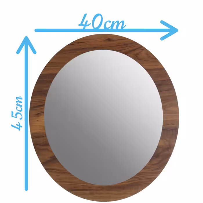 آینه الف مدل  بیضی نگین کد 43 مجموعه 2 عددی