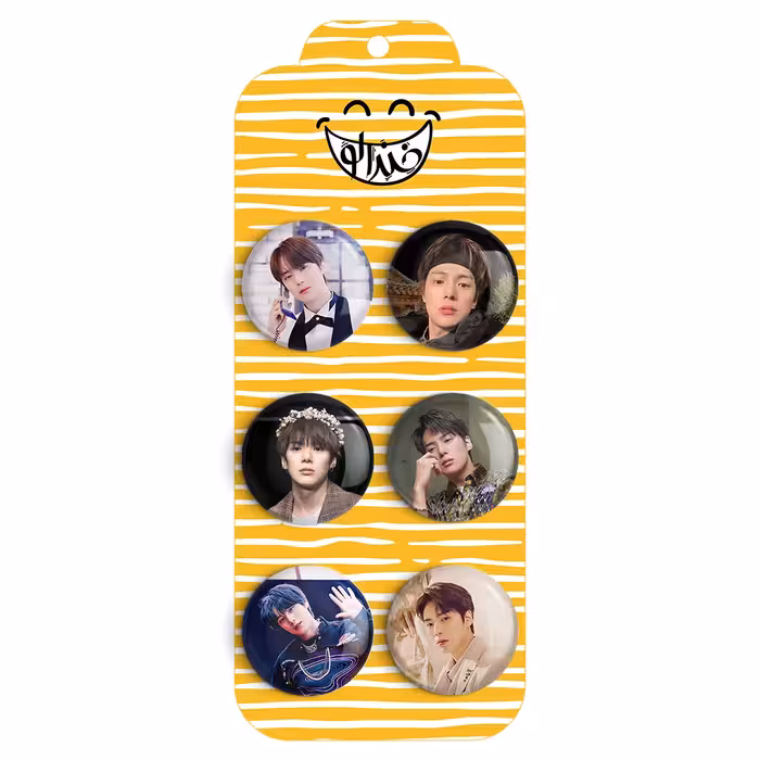 پیکسل خندالو مدل مینهیونک گروه مانستا اکس MONSTA X کد 1265B مجموعه 6 عددی