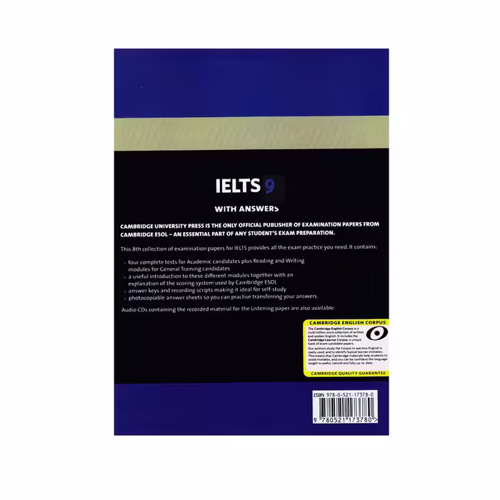 کتاب Cambridge English IELTS اثر جمعی از نویسندگان انتشارات سپاهان جلد 9 و 10