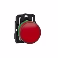 چراغ سیگنال اشنایدر پلاستیکی قرمز با LED داخلی 24 ولت AC و DC