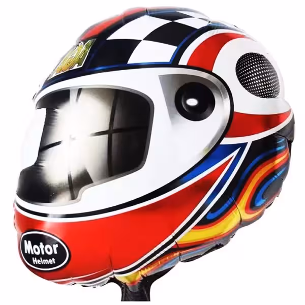 بادکنک فویلی طرح کلاه کاسکت