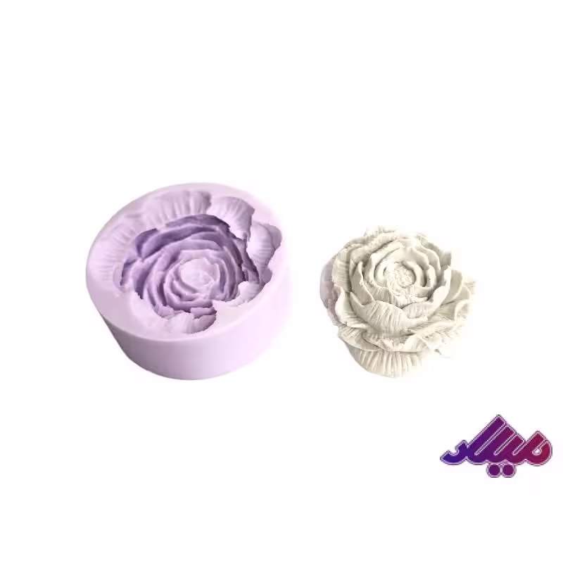قالب سیلیکونی گل رگه دار قطر 8 سانت