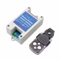 ریموت کنترلر دو کاناله صنعتی کد لرن قابدار 315MHZ رادیویی ایرانیک