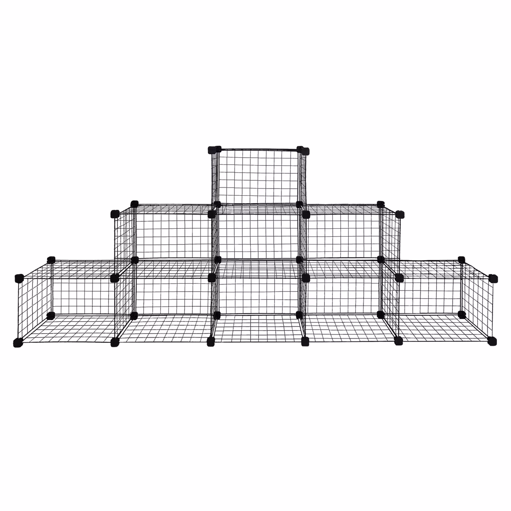 ست قفسه مشبک مدل هرمی سه طبقه سایز 48x32(ارسال پس کرایه و به عهده مشتری)