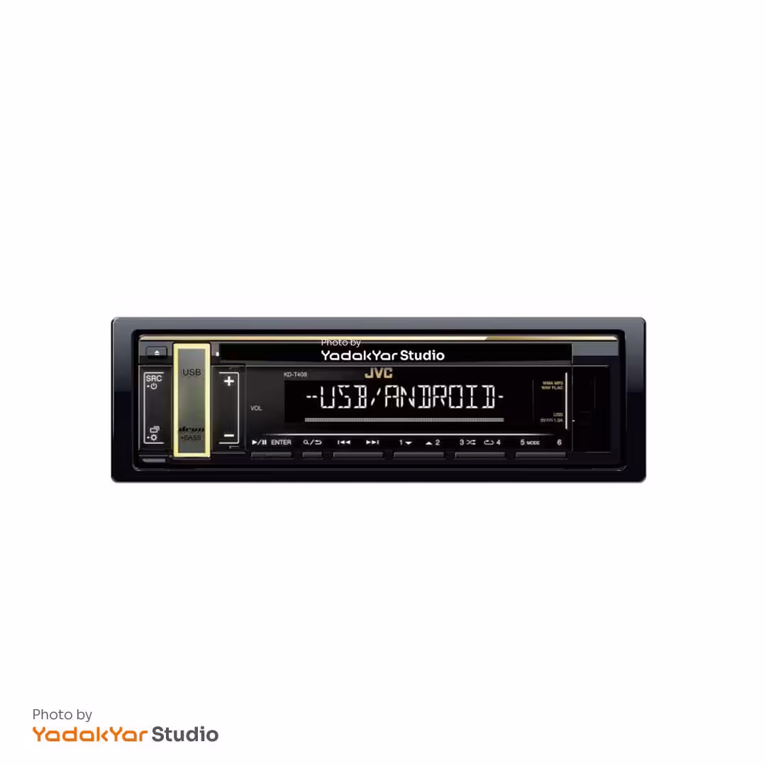 ضبط ماشین مدل KD-T408 جی وی سی - JVC