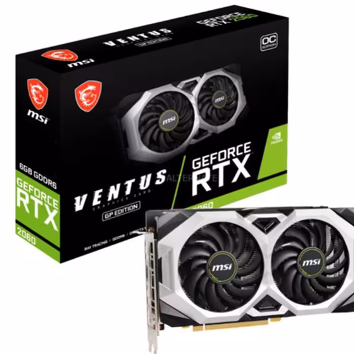 کارت گرافیک ام اس ای GeForce RTX 2060 VENTUS GP OC 6GB GDDR6