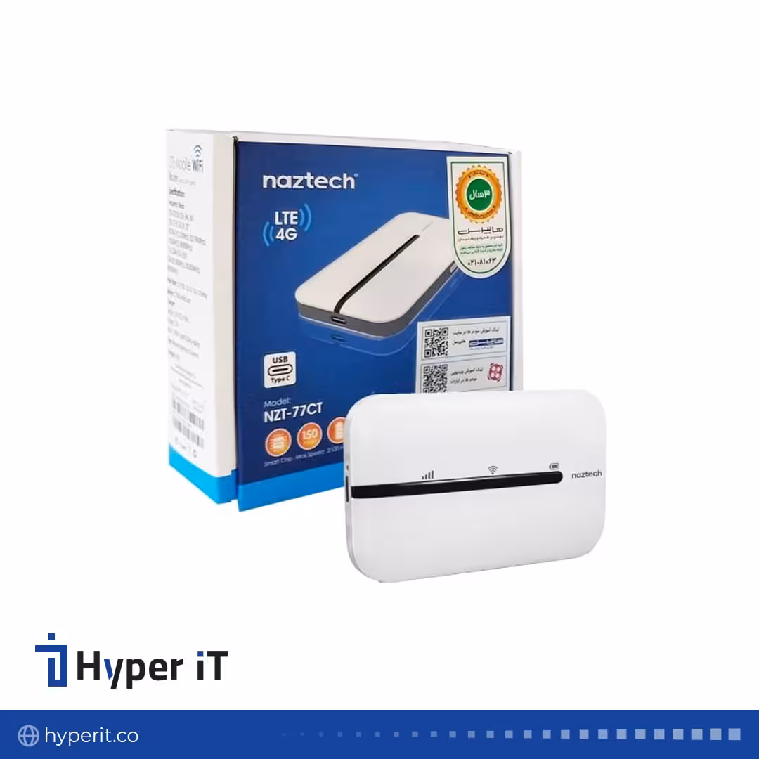 مودم جیبی نزتک مدل NAZTECH NZT-77CT 4G سفید