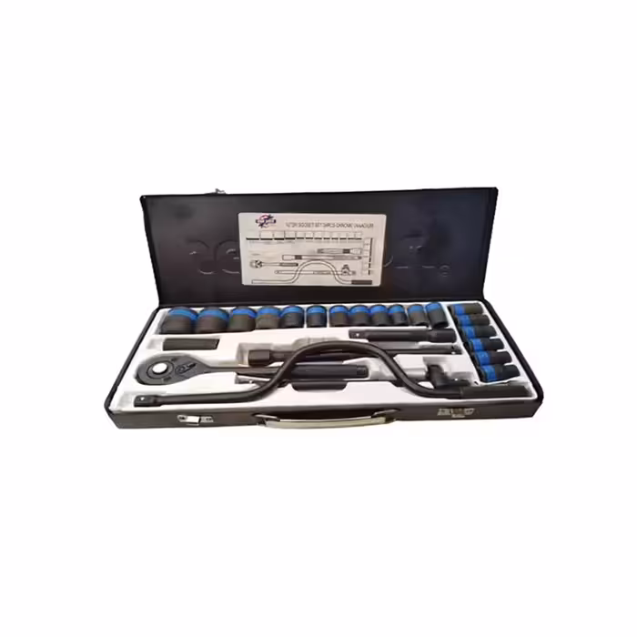 جعبه بکس 24 پارچه مشکی 6 پر درایو 12 اس جی تی تولز SGT TOOLS