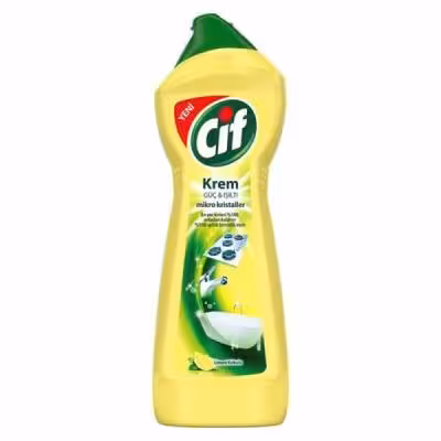 کرم پاک کننده گاز و سطوح استیلی سیف Cif ترکیه با رایحه لیمو