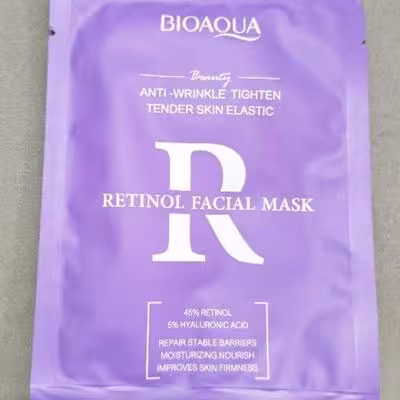 ماسک ورقه ای صورت رایحه رتینول تاریخ انقضا 2028