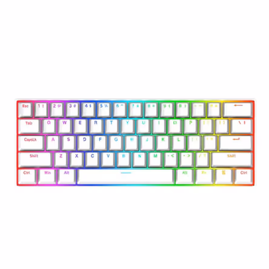 کیبورد گیمینگ ردراگون DRAGONBORN K630 WHITE