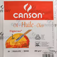 مقوا رنگ روغن کانسون 290 گرم (مدل figueras)-ابعاد 50*65