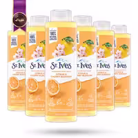 6 عدد شامپو بدن سنت ایوز St.Ives مدل مرکبات و شکوفه گیلاس citrus & cherry blossom حجم 650 میلی لیتر   (اورجینال)