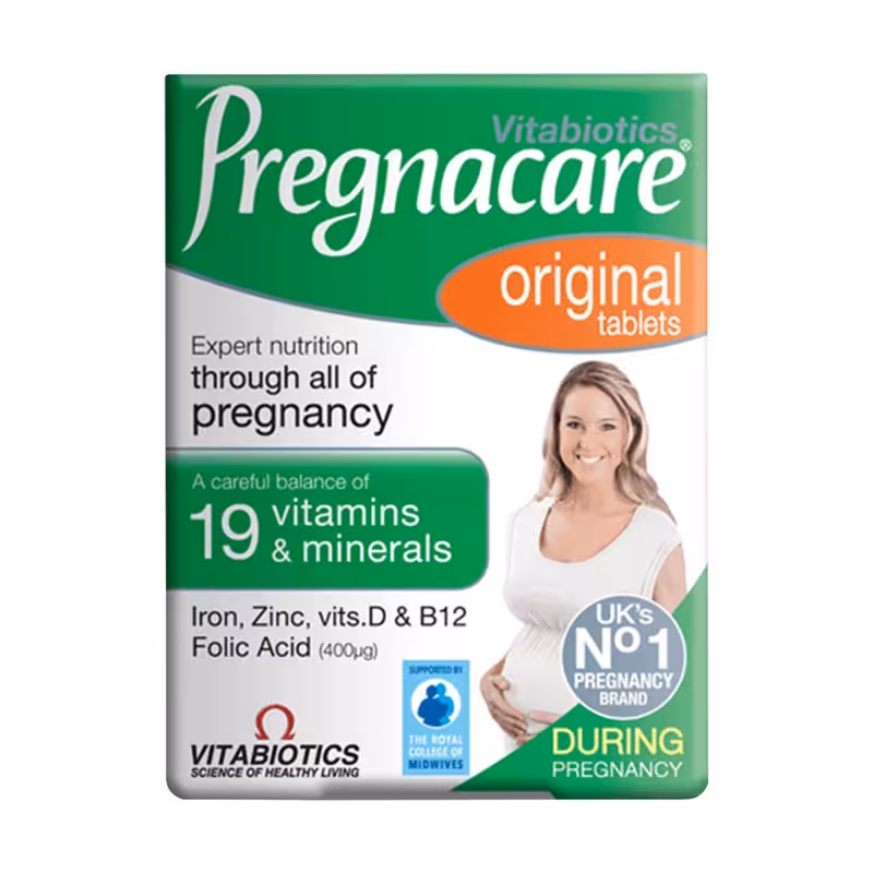 قرص پرگناکر اورجینال ویتابیوتیکس 30 عددی | Vitabiotics Pregnacare Original