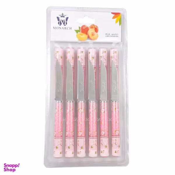 کارد میوه خوری مونارچ کد M22 بسته 12 عددی