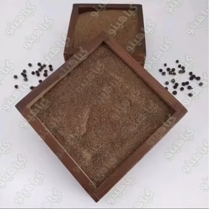 فلفل سیاه ( پودر فلفل سیاه )یک کیلویی گیاهینو - پرفروش ترین فلفل سیاه پودر یک کیلویی باسلام