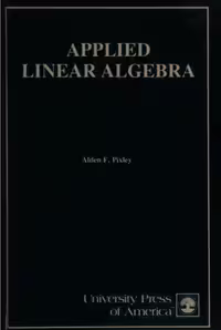 خرید و دانلود نسخه کامل کتاب Applied linear algebra BY Pixley - Scanned Pdf