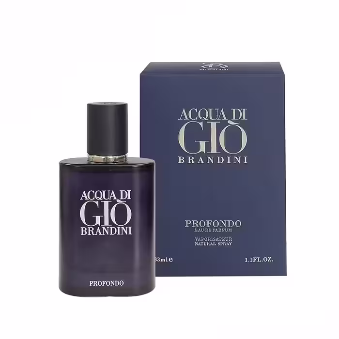 عطر ادکلن برندینی آکوا دی جیو پروفوندو Brandini Acqua Di gio profondo حجم 33 میل